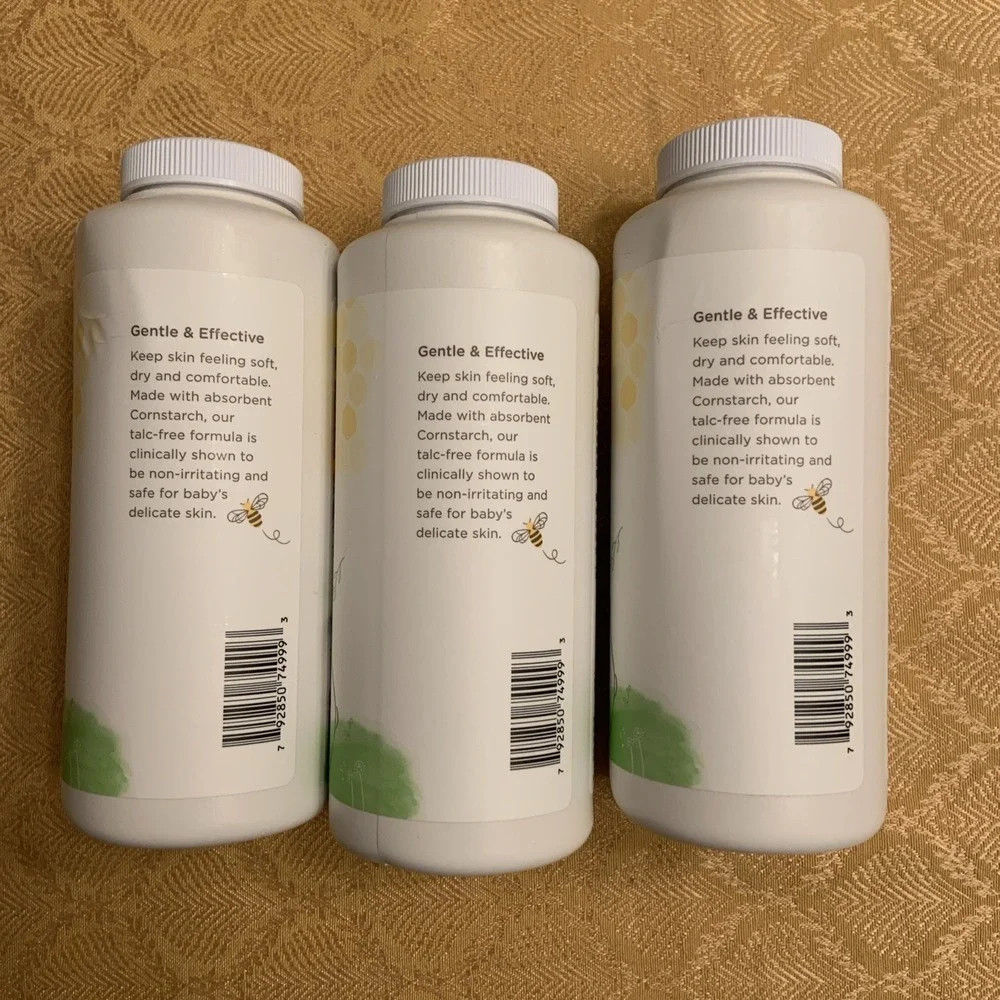 3 PACK BURT'S BEES Baby 100% Natural Dusting Talc-Free Baby Powder, 7.5 Oz